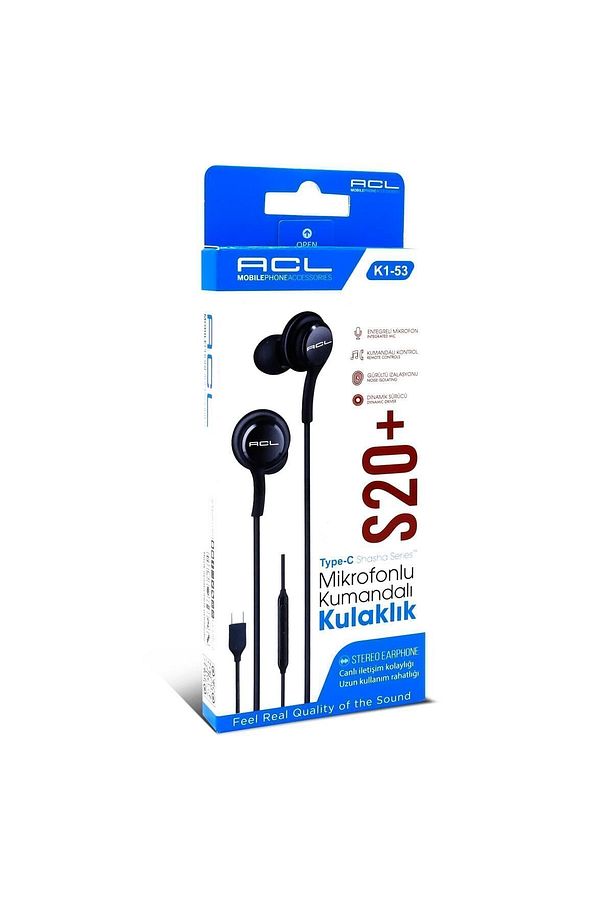 Type-c Akg Slikonlu Mikrofonlu Kulaklık - 1