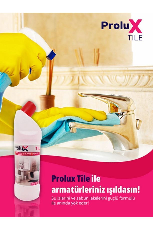 Prolux Tile Extra Banyo Temizleyici Ve Kireç Çözücü 1 Lt - 2