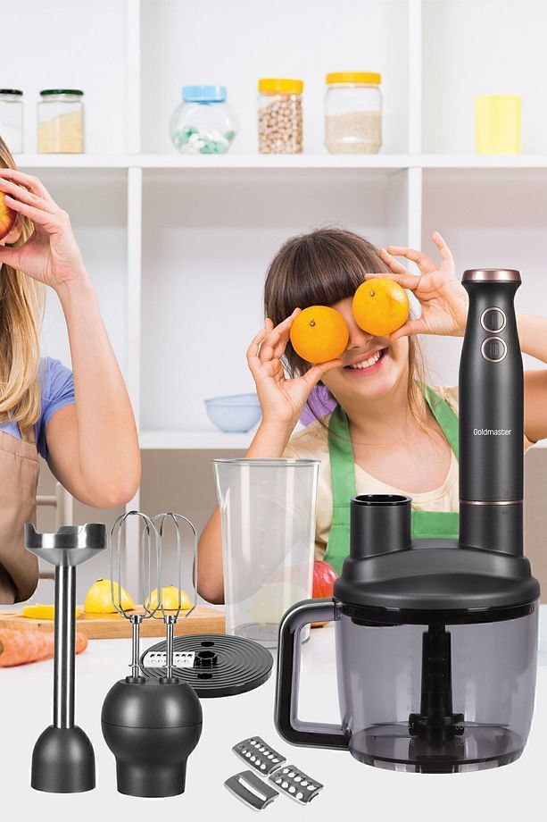 Bestrobot Antrasit 1500 Watt 5 In 1 Mutfak Robotu Multi Blender Seti - 8
