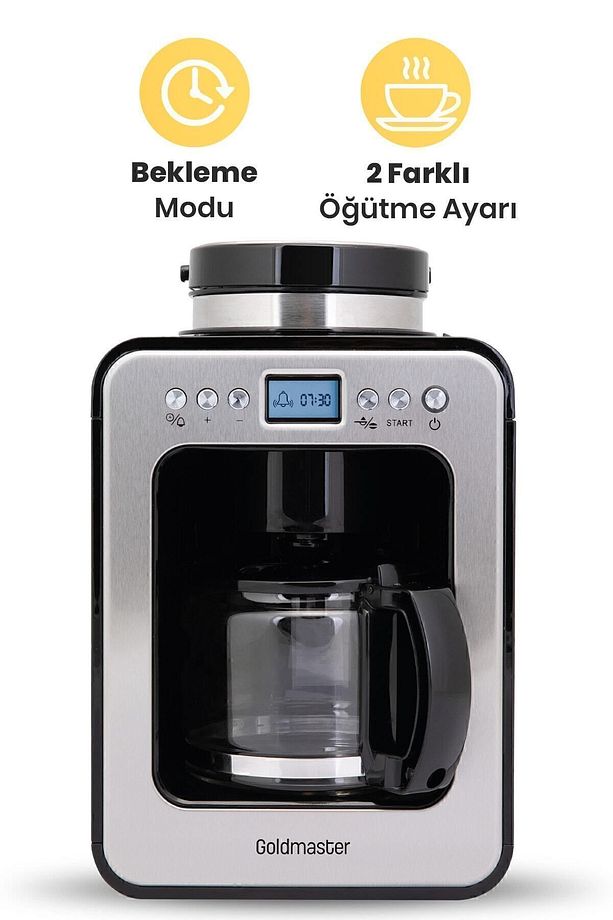 Klass 2 In 1 Öğütücülü Programlanabilir Tam Otomatik Filtre Kahve Makinesi - 4