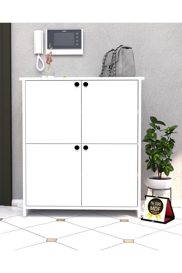 Torre Ayakkabılık,%100 MDF,Kolay Kurulum,ÇokAmaçlı Dolap - 1
