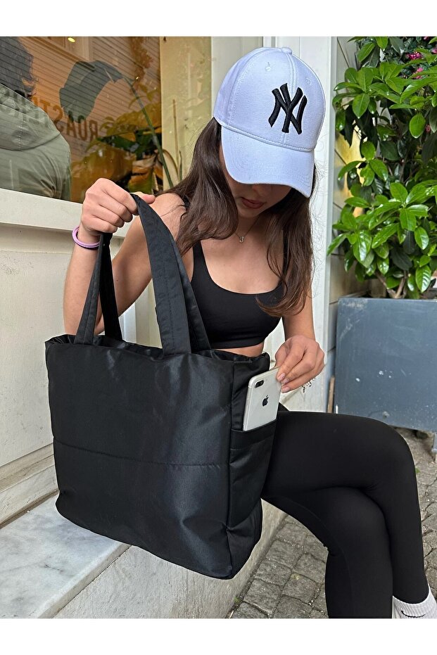 Large Volume Zippered Large Size Sports School Daily Shoulder Bag