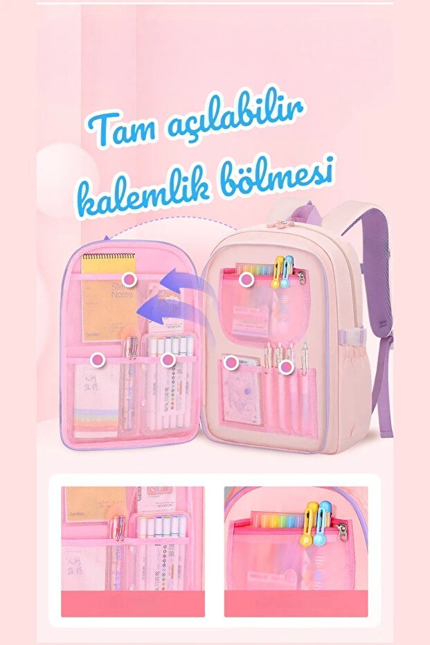 حقيبة مدرسية أصلية ذات جودة مقاومة للماء متعددة الأقسام من أرنب - 5