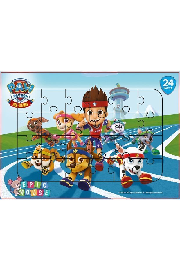 Paw Patrol Eğitici Puzzle - Başlangıç Seviyesi - 24 Parça Frame2 Puzzle/Yapboz - 1