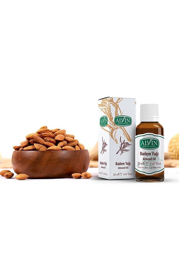 Badem Yağı (Almond Oil), Doğal, 20 ml - 6