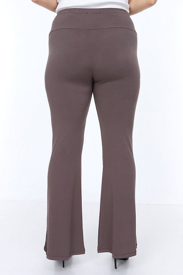 Plna8304 - Sandy Uzun Ispanyol Paça Vizon Pantolon - 4