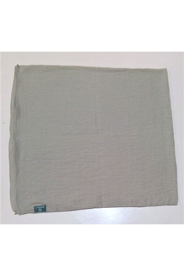 وشاح ناعم بلون سادة - 1