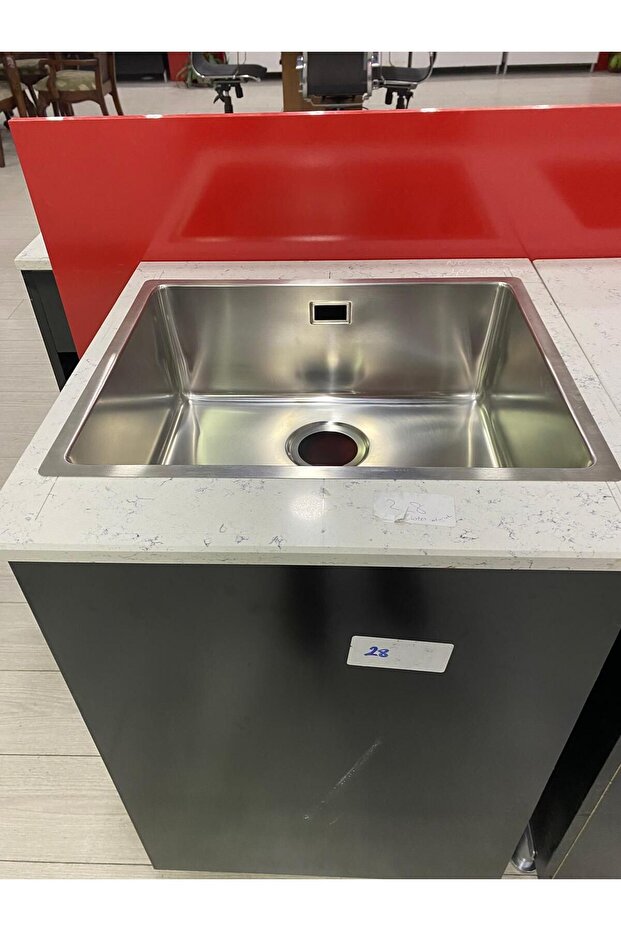 Asılkrom As 358 Paslanmaz Çelik Evye - 3