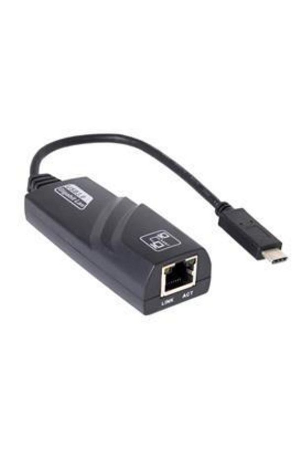 Usb3,1 Type-C - 10/100/1000 Gigabit Lan Ethernet Ağ Dönüştürücü (Dk-Ac-U31Xglan) - 1