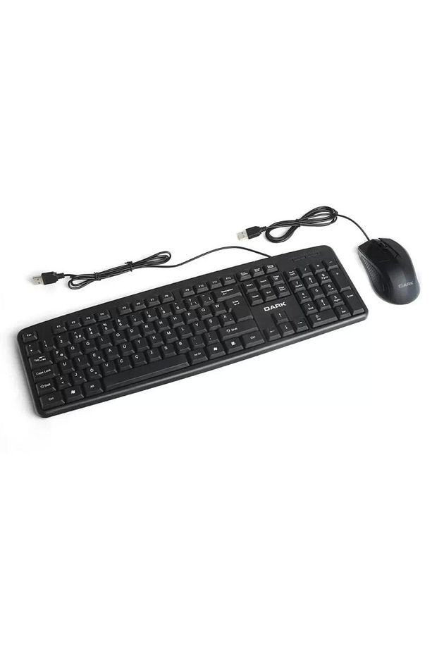 Dk Ac Km1040f Türkçe F Kablolu Ofis Klavye & Mouse Set / Modern Tasarım 431550 - 1