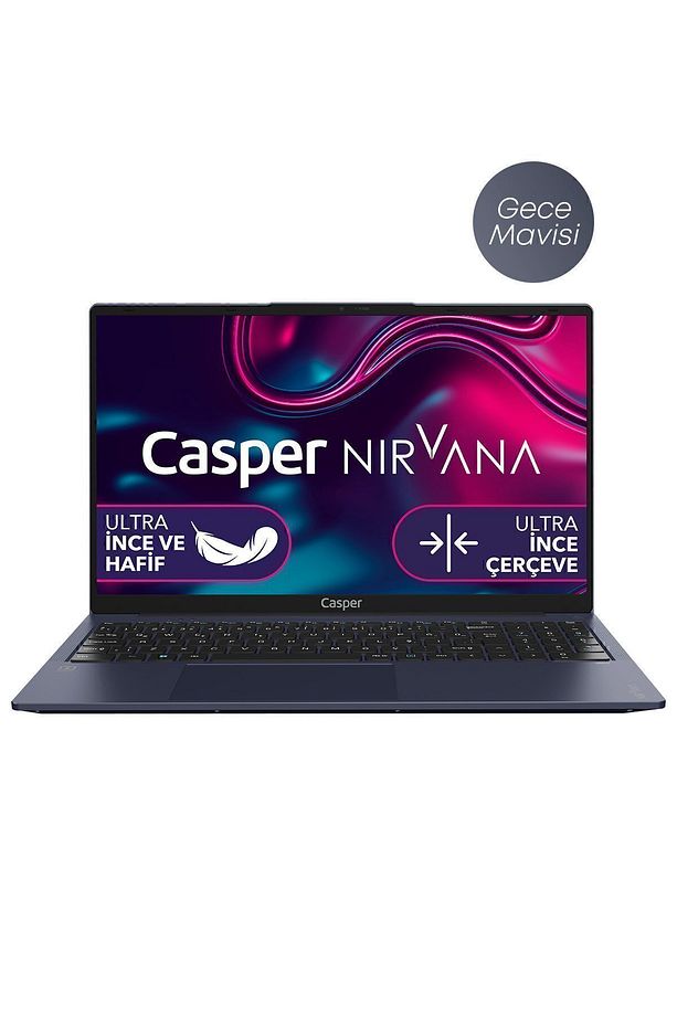 Nirvana X600.1235-8V00X-M-F Intel Core i5-1235U 8GB RAM 500GB NVMe SSD GEN4 DOS Gece Mavisi Laptop - 1