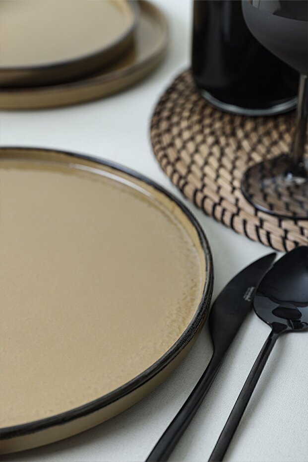 Vintage Style Stackable Servis Tabağı 27 Cm 6 Adet 21734 - 4