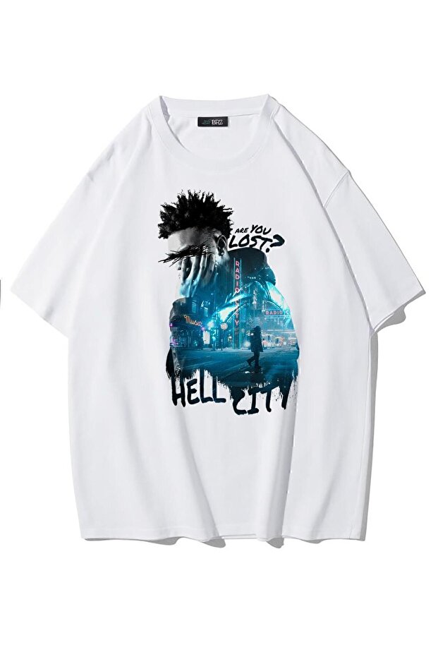 Unisex Oversize Hell City T-shirt