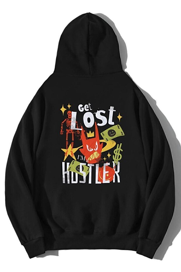 Unisex Oversize Get Lost Hoodie
