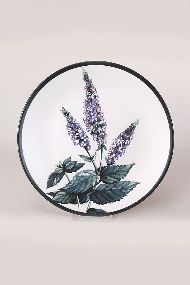 Çiçek Bahçesi Servis Tabağı 25 Cm 6 Adet - 18938-39-40-41-42-43 - 4