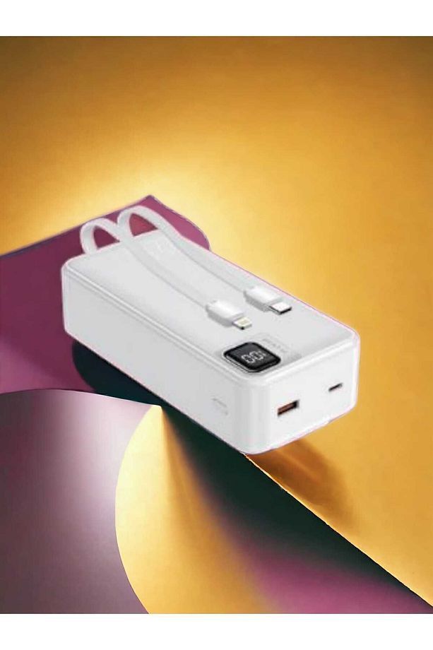 POWERBANK 30.000 mAh YENİ NESİL KENDİNDEN KABLOLU 22.5 W ULTRA HIZLI VE GÜÇLÜ PD QC 3.0 - 3