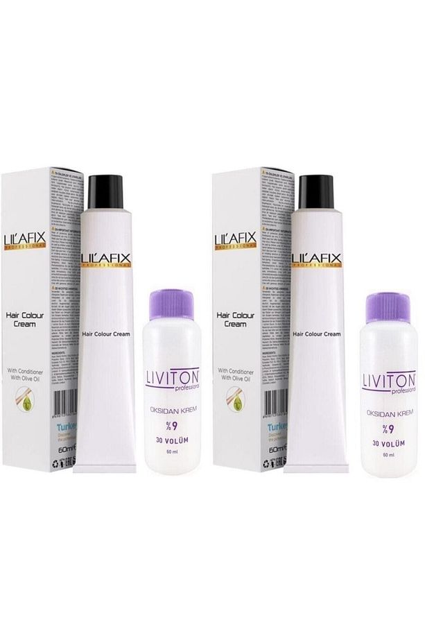 8/33 Kahve Köpüğü Saç Boyası 60 Ml. ( 2 Adet ) Liviton 30 Volüm Oksidan 60 Ml. ( 2 Adet ) - 1