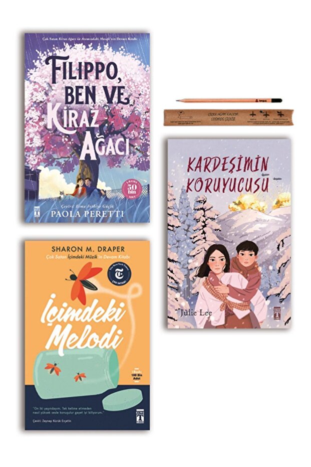 Filippo Ben ve Kiraz Ağacı - İçimdeki Melodi - Kardeşimin Koruyucusu Set 3 Kitap
