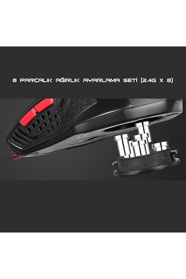 S101-3 Kablolu Türkçe Q Rgb Oyuncu Klavye Mouse Seti S101-3 - 5