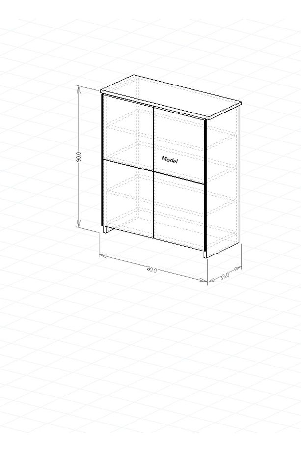 Torre Ayakkabılık,%100 MDF,Kolay Kurulum,ÇokAmaçlı Dolap - 5