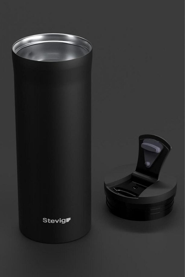2 Go Paslanmaz Çelik Termos Bardak 400 ml St-201 Travel Mug - 5