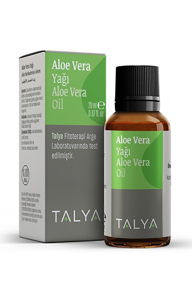 Aloe Vera Oil - 20ml, 100% Pure and Natural, Moisturizing