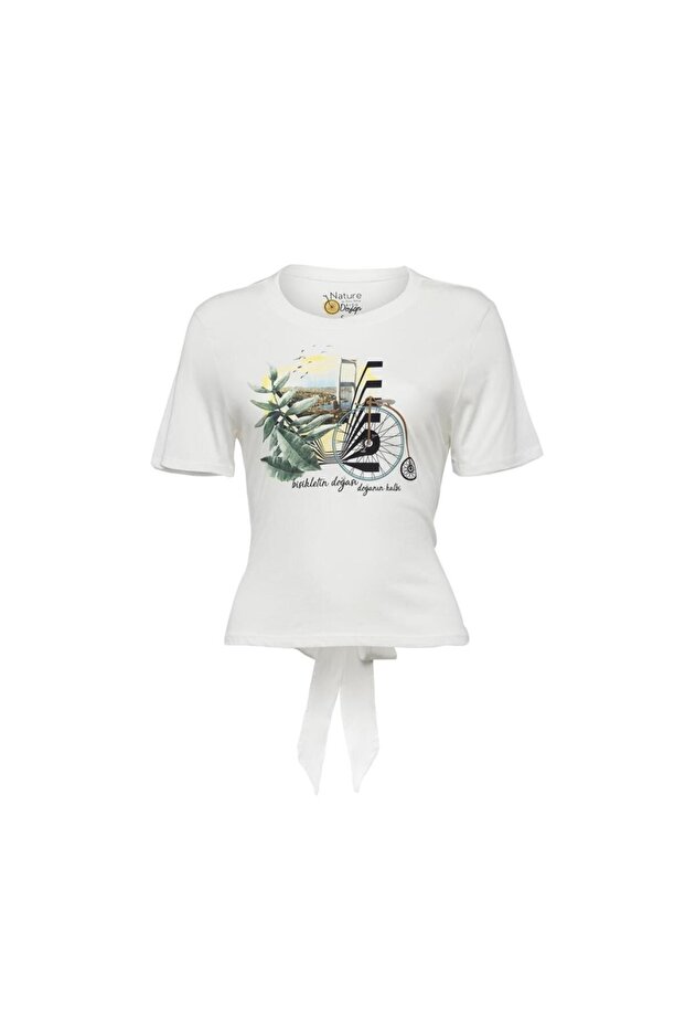Nature Bicycle on the Neck Women's T-shirt