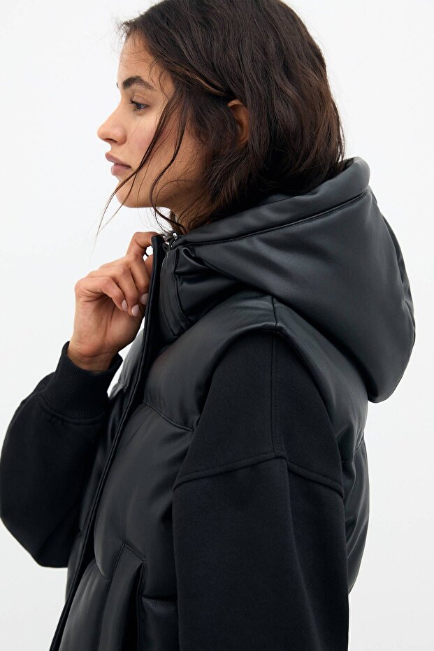 Suni deri şişme yelek - 4