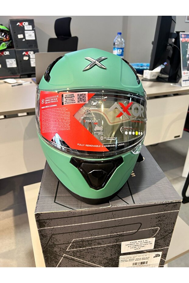 APEX SOLID -AQUA GREEN- PINLOCK DAHİL -ECE 22.06 - 2