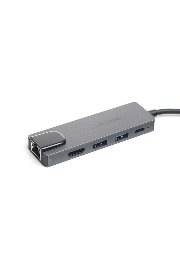 USB 3.1 Type-C to Ethernet / Hdmi / USB-C PD 65W Macbook Pro/Air & Notebook için Port Çoklayıcı Hub - 2