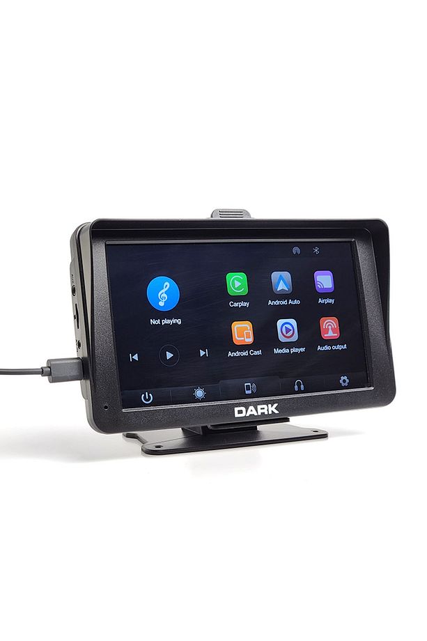 7" Taşınabilir, Kablosuz Apple CarPlay  Android Auto Airplay Android Cast  Araç Ekranı - 3
