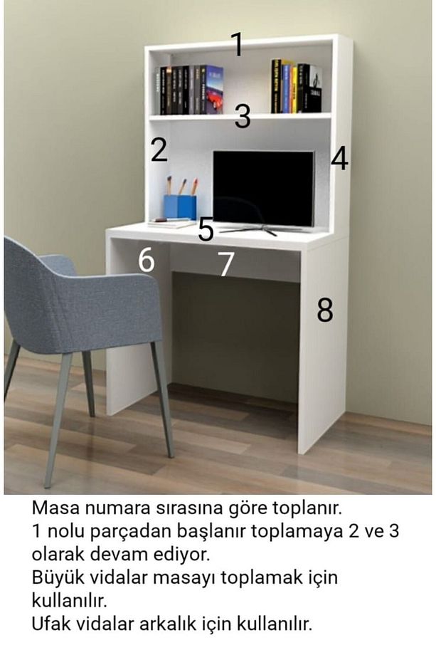 Çalışma Masası Bilgisayar Masası - 2