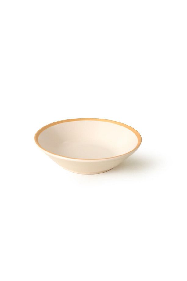 Mat Krem Gold File Hitit Yemek Tabağı 18 Cm 6 Adet - 3