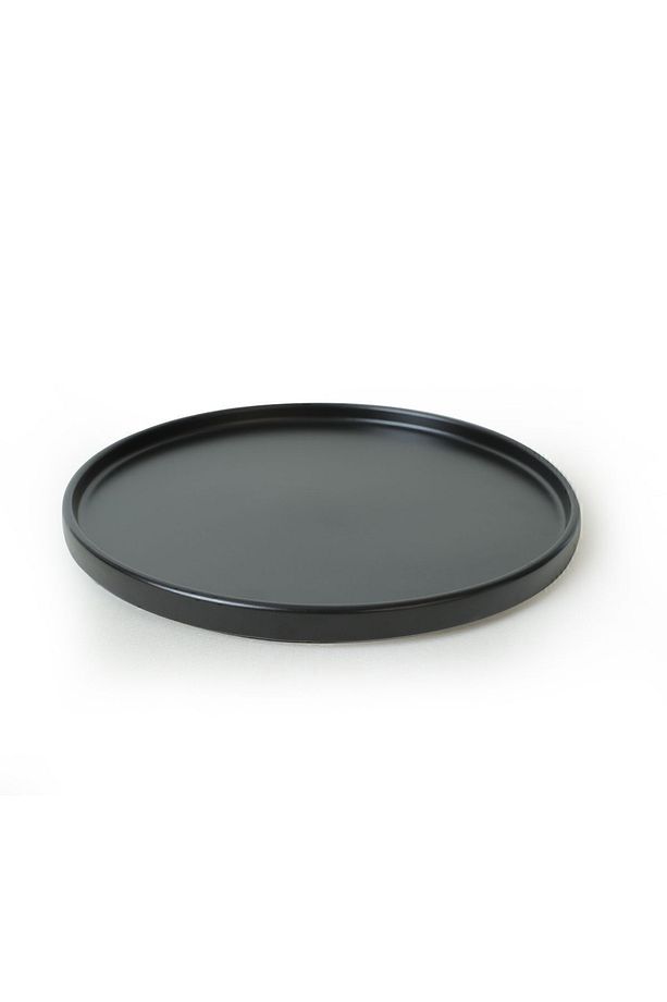 Mat Siyah Stackable Servis Tabağı 27 Cm 6 Adet 956 - 7