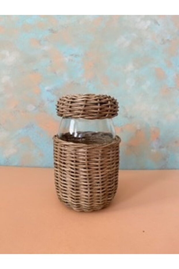 برطمان توابل منزلي من الخوص - 1