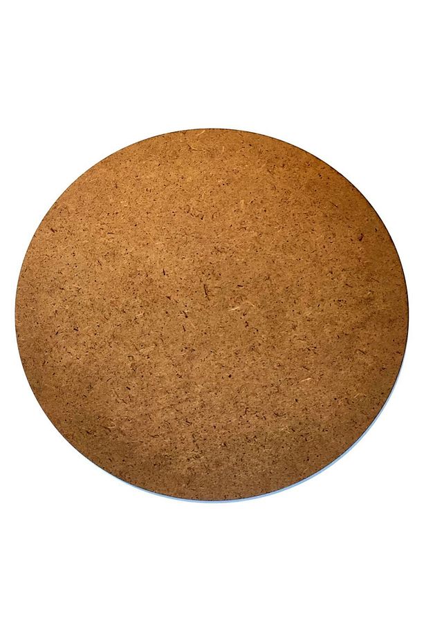 Supla Levha 6 Adet 3 Mm Ham 20 Cm Çap Yuvarlak Lazer Kesim - 1