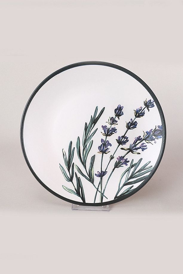 Çiçek Bahçesi Servis Tabağı 25 Cm 6 Adet - 18938-39-40-41-42-43 - 7