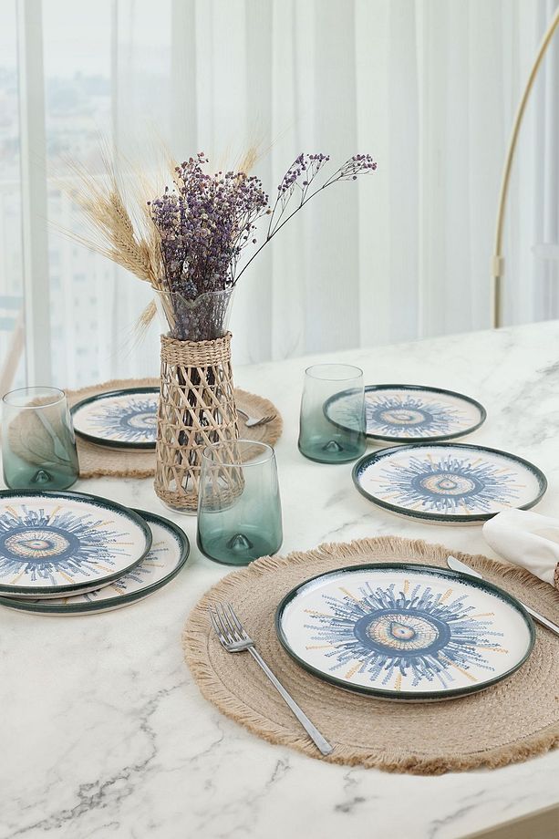 Hydra Nordic Pasta Tabağı 22 Cm 6 Adet 21286 - 2