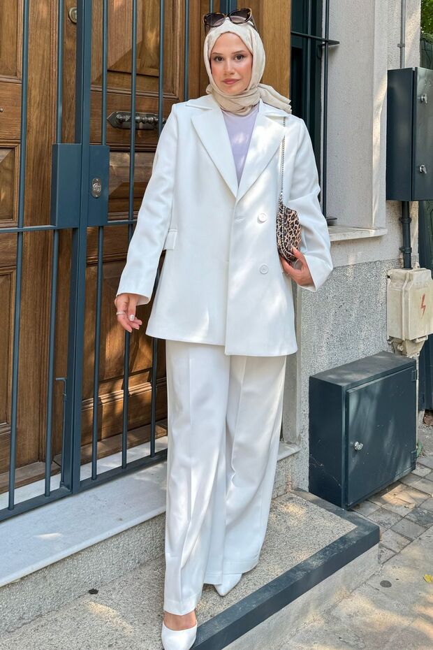 Oversize Blazer Takım - 2