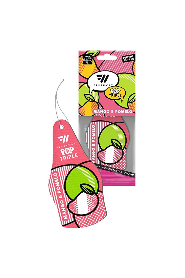 Fresh Way Pop Dry Triple Kağıt Asma Mango & Pomelo - 1