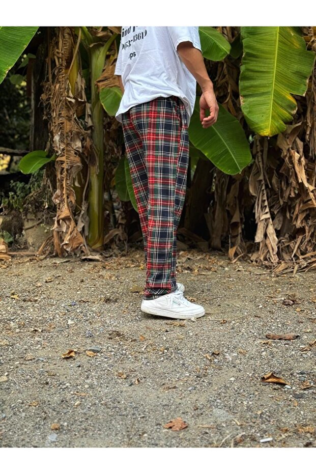 Kareli Eşofman Altı - 1