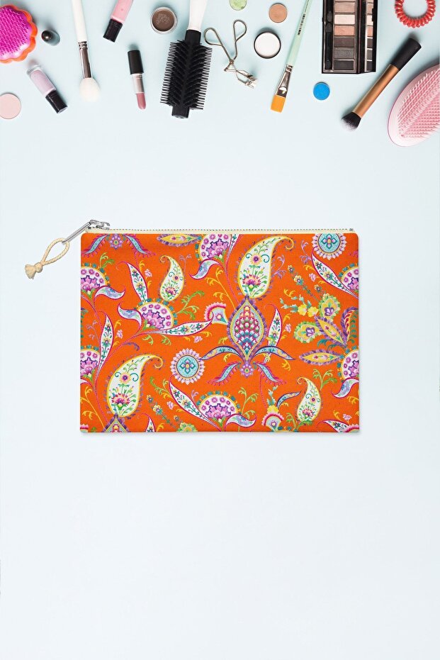 Patterned Makeup Bag Suitable for Multi-Purpose Use - 1