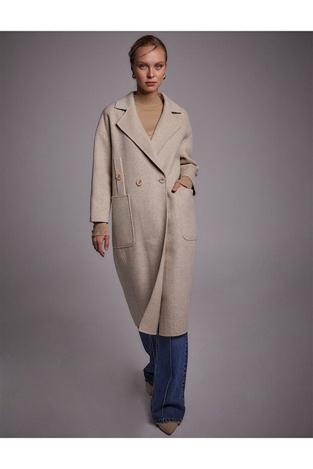 Premium Wool Coat with Deep Pockets - 7