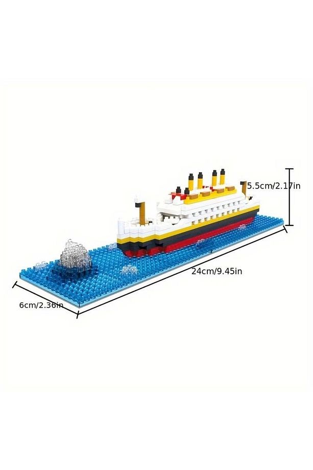 Titanic 3d Lego Buldıng Blocks 620 Parça 12 Yaş Puzzle Tekne Gemi Hediye - 3