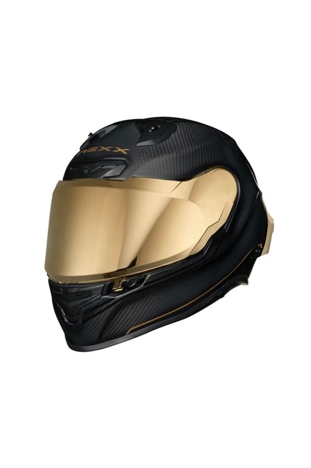 X.r3r Golden Edıtıon Karbon Mat Siyah-sarı Kask - 2