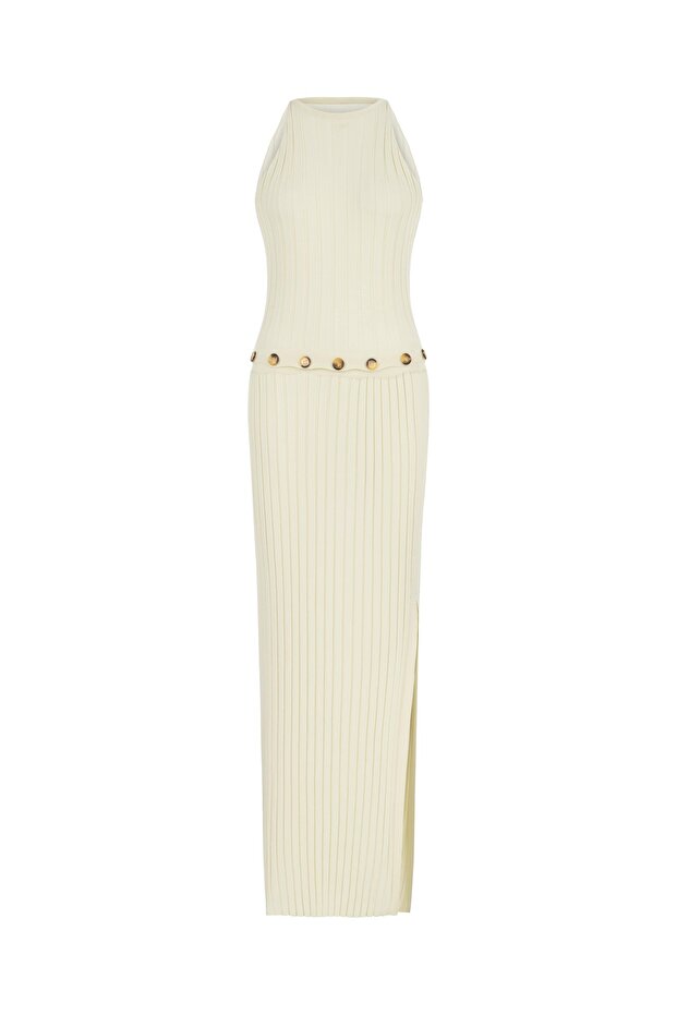 Yırtmaçlı Elbise - 3