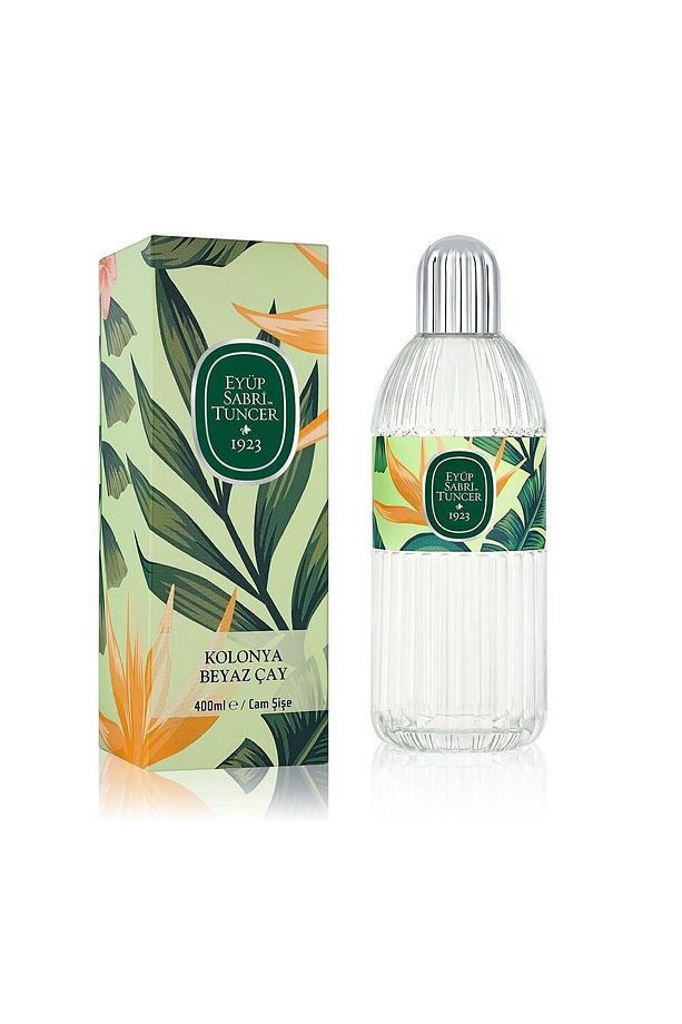 Beyaz Çay Kolonyası 400 ml - Cam Şişe - 1