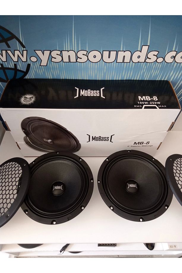 20cm Midrange - Mb8 250w 100rms Midrange 20cm - 2