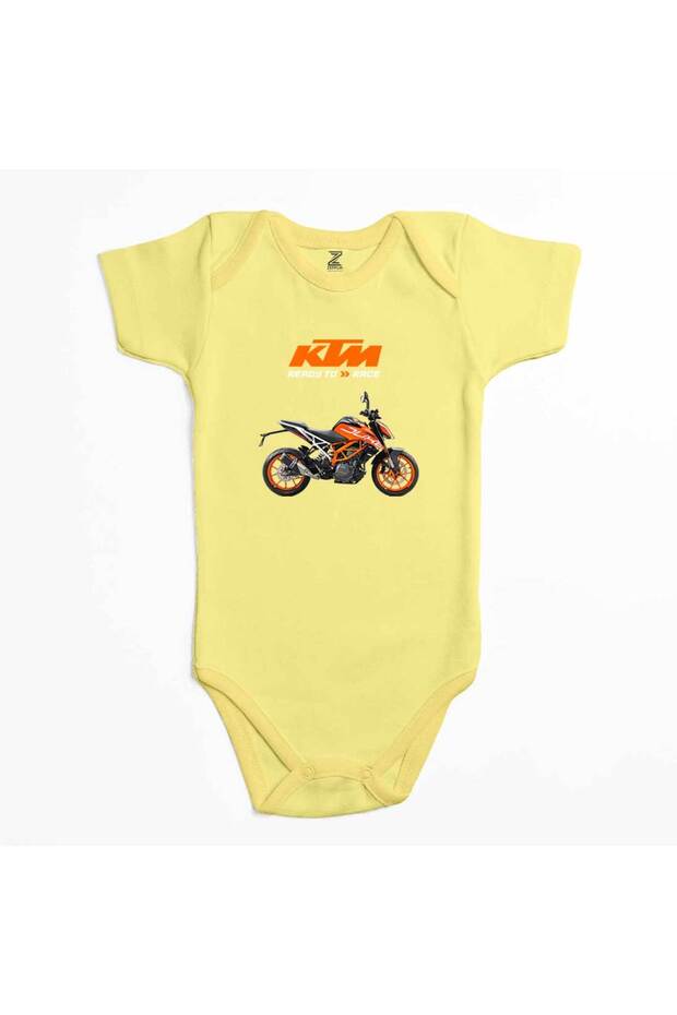 Ktm 1290 Super Duke R Yellow Color Baby Body Suit