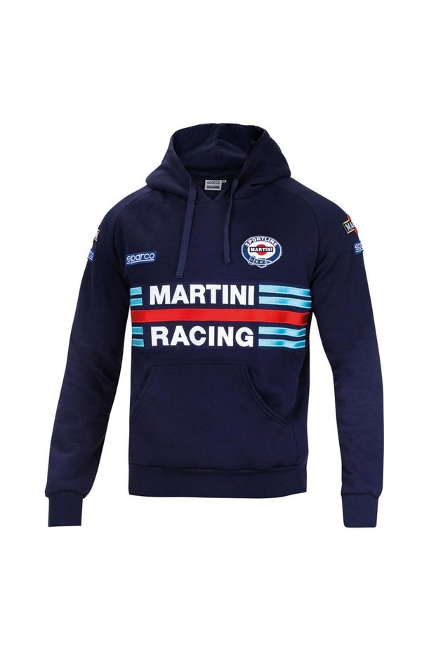 MARTINI RACING FELPA HOODIE NAVY BLUE XXL SIZE